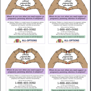 Talkline Flyer PDF (English, quarter sheet) - Free PDF Download